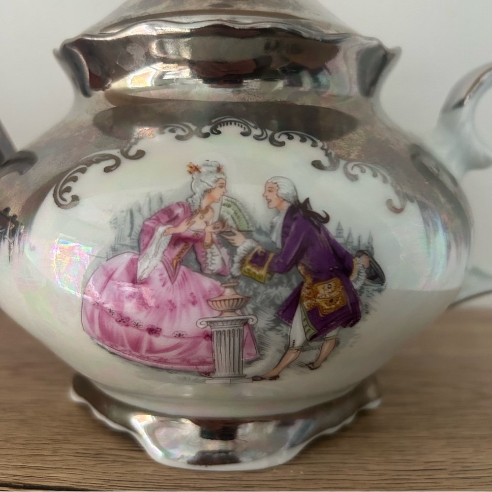 Vintage Bavaria Teapot English Lovers Midcentury - Picture 2 of 8